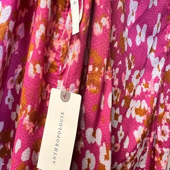 NWT Anthropologie Sheer Pink Combo Mini Dress - Size Medium - Picture 8 of 12